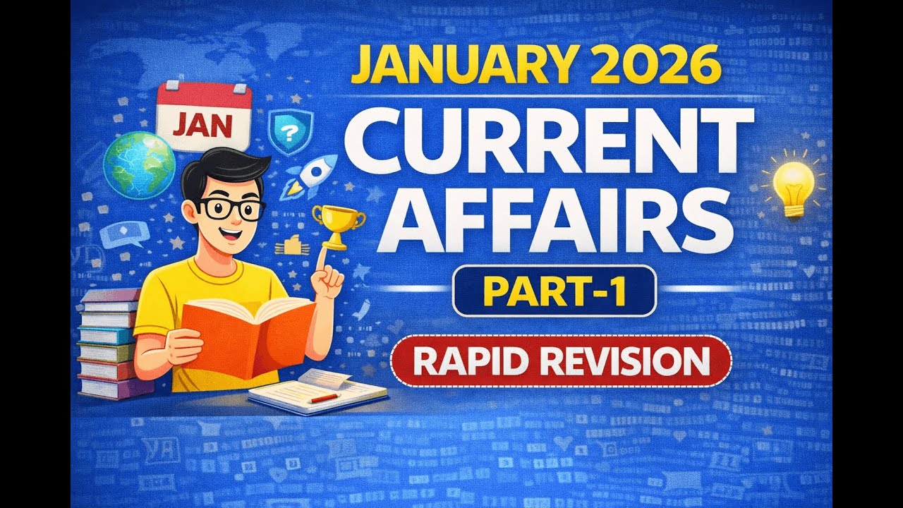 January Month Current Affairs With MCQs| RAPID REVISION|RRB GROUPD| RBI OFFICE ATTENDANT |SSC|BANK|