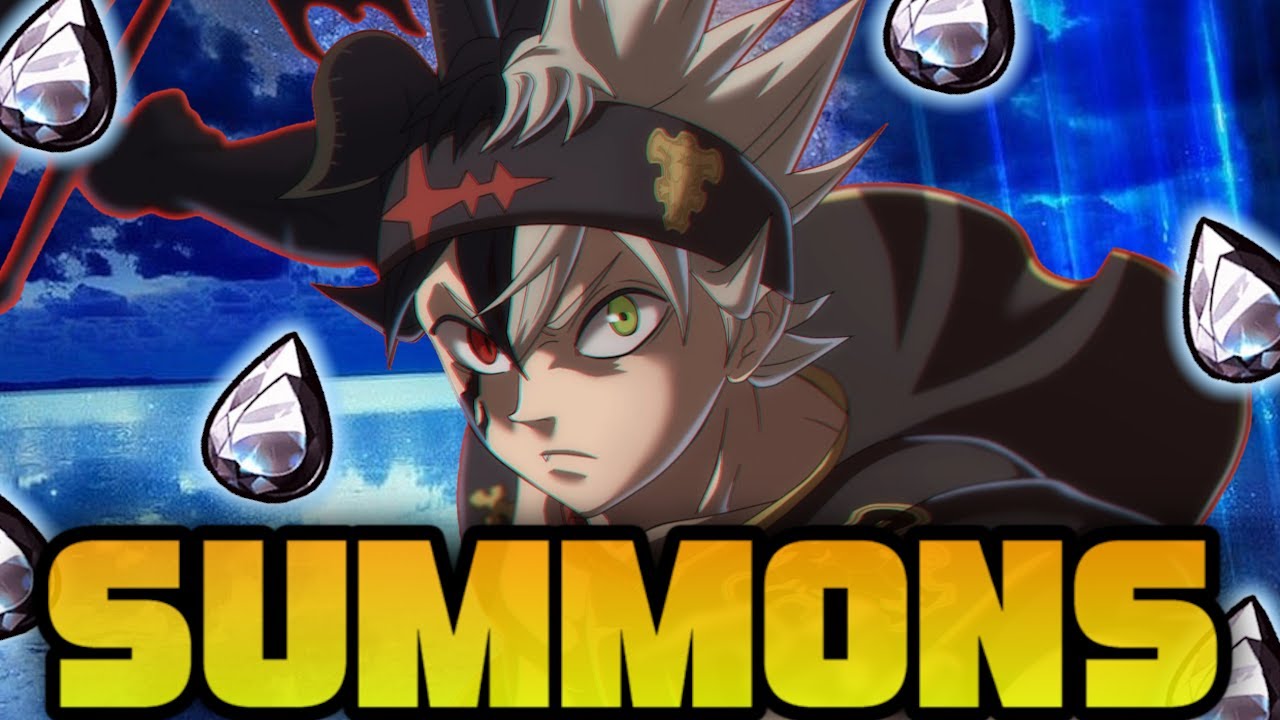 BLACK ASTA IS HERE! LET'S SUMMON! | Black Clover Mobile