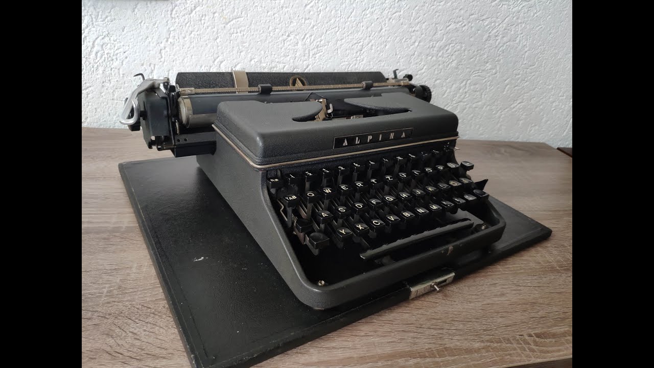 Alpina 1955 typewriter/Schreibmaschine