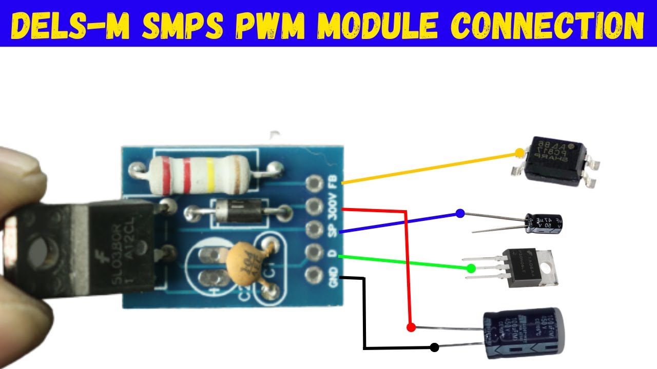 DELS-M1 SMPS PWM Module Connection | Dip Electronics LAB Power Module Connection