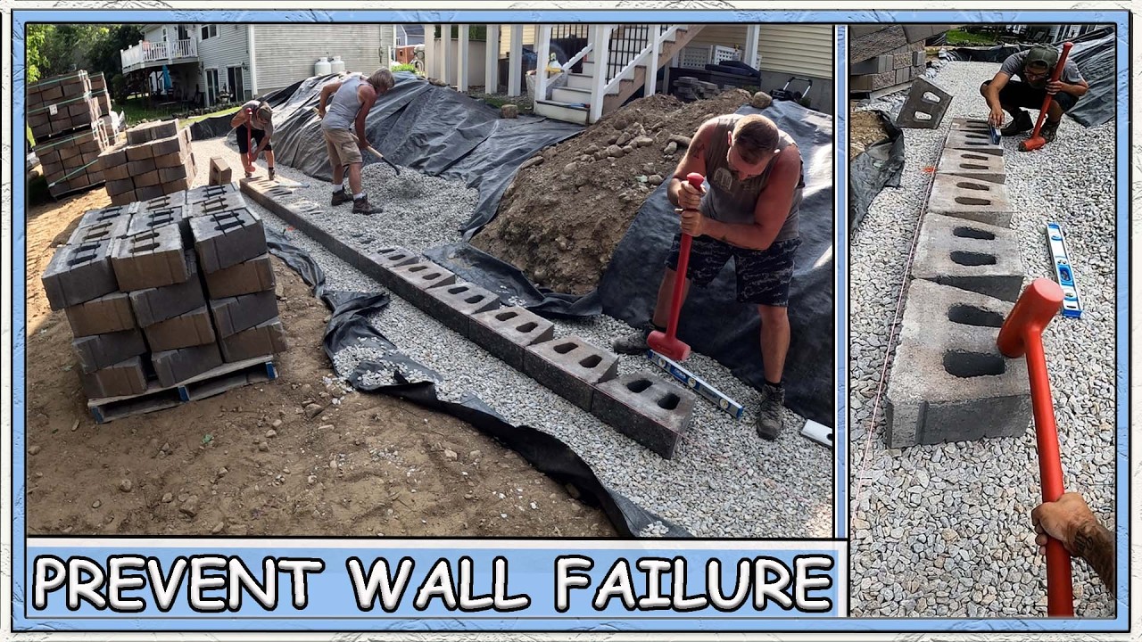 Block Retaining Walls Can FAIL If You Don't Build Them Like This