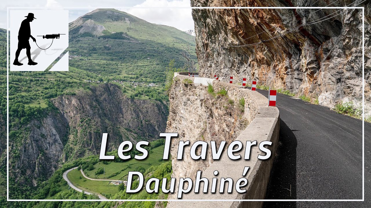 Les Travers, Balcony Road D220, Dauphin&eacute;, France - by motorcycle