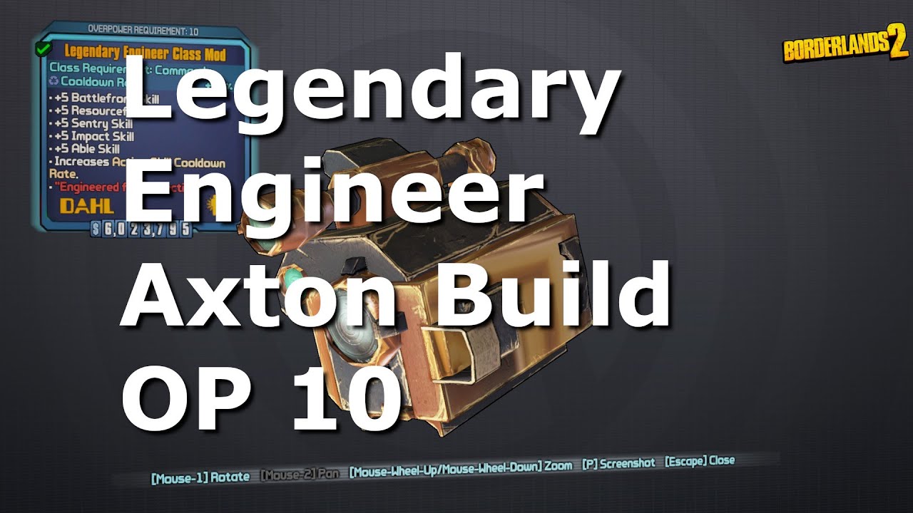Legendary Engineer Axton | Borderlands 2 | OP 10 | UCP