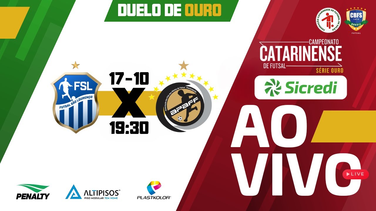 CAMPEONATO CATARINENSE SÉRIE OURO 2025 - 1ª FASE - São Lourenço x APAFF