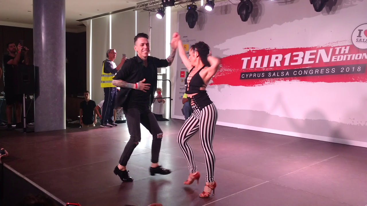 Johnny Vasquez & Emy, Salsa on 1, Partner Work, Intermediate, with music