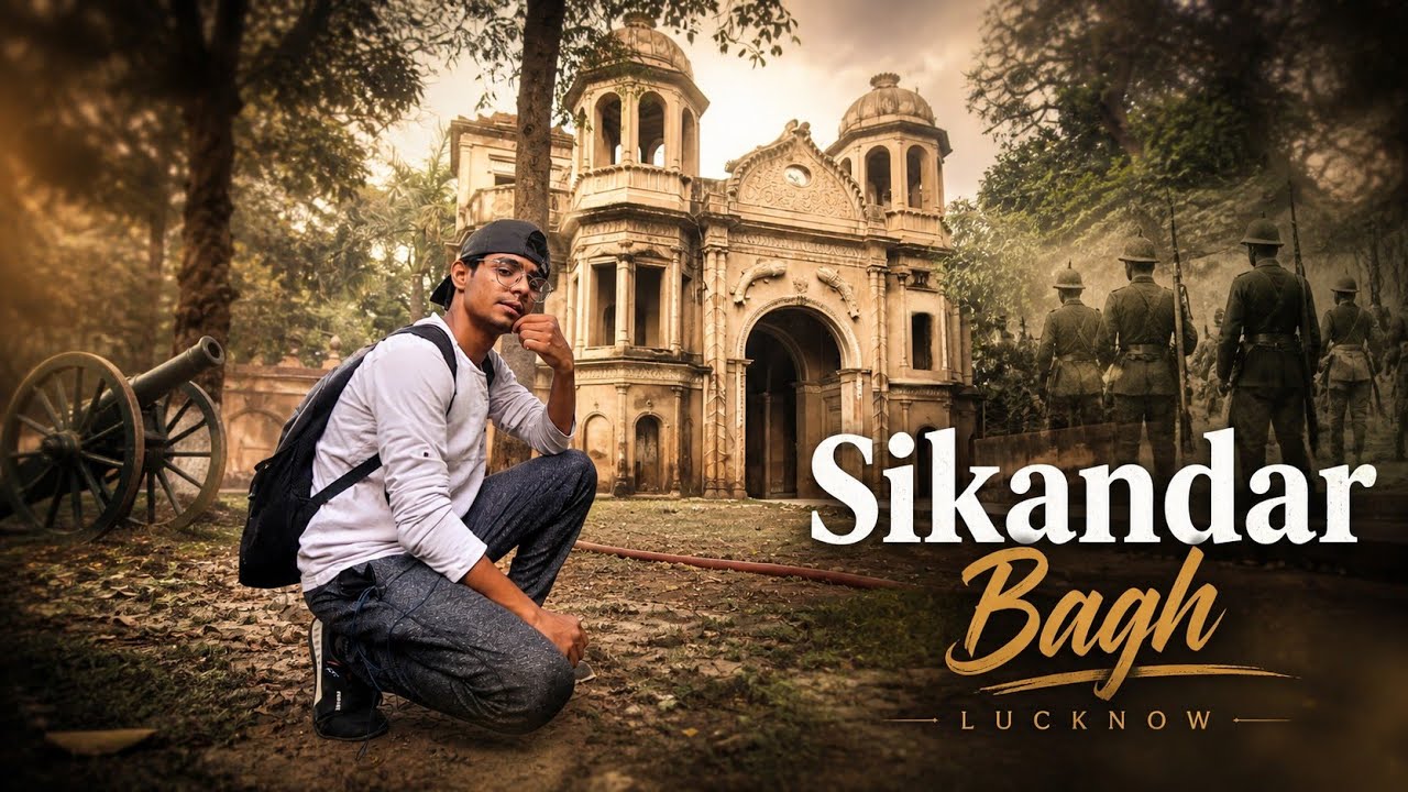 Sikandar Bagh Lucknow | 1857 War History | Cycle Travel Vlog