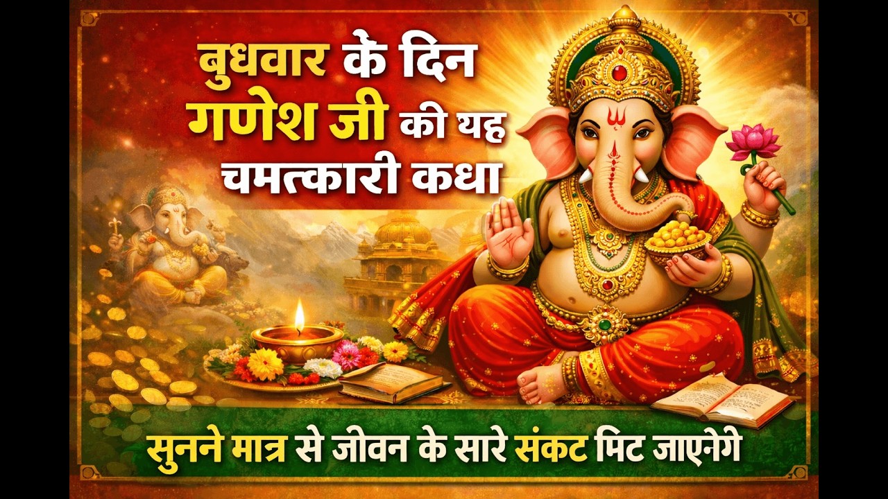बुधवार के दिन गणेश जी की यह कथा सुनने मात्र से जीवन के सारे संकट मिट जाएंगे  | Premanand Ji Maharaj