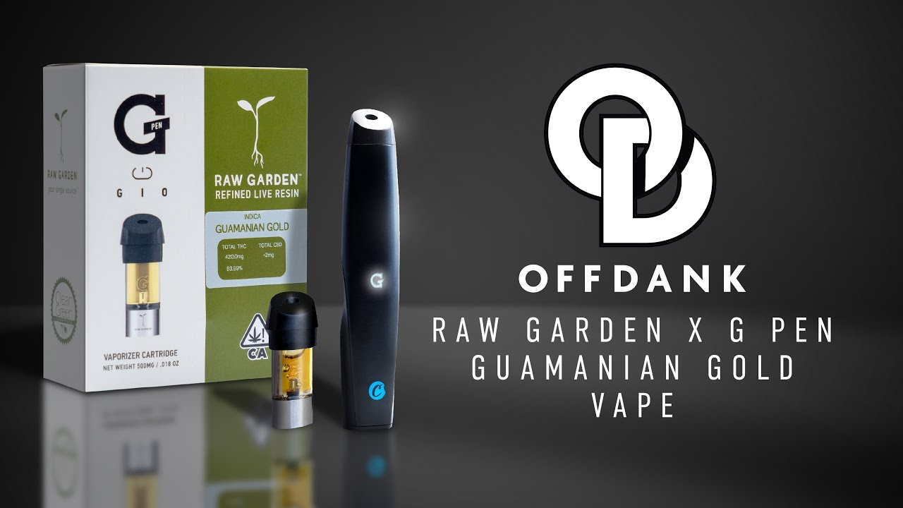 RAW GARDEN X G PEN | GUAMANIAN GOLD LIVE RESIN VAPE CART REVIEW