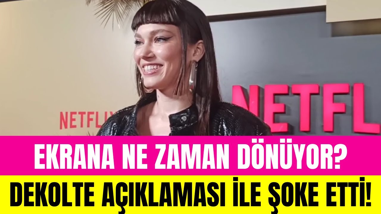 Dekolteli kıyafetleriyle sürekli gündem olan Melisa Şenolsun'dan dekolte açıklaması!