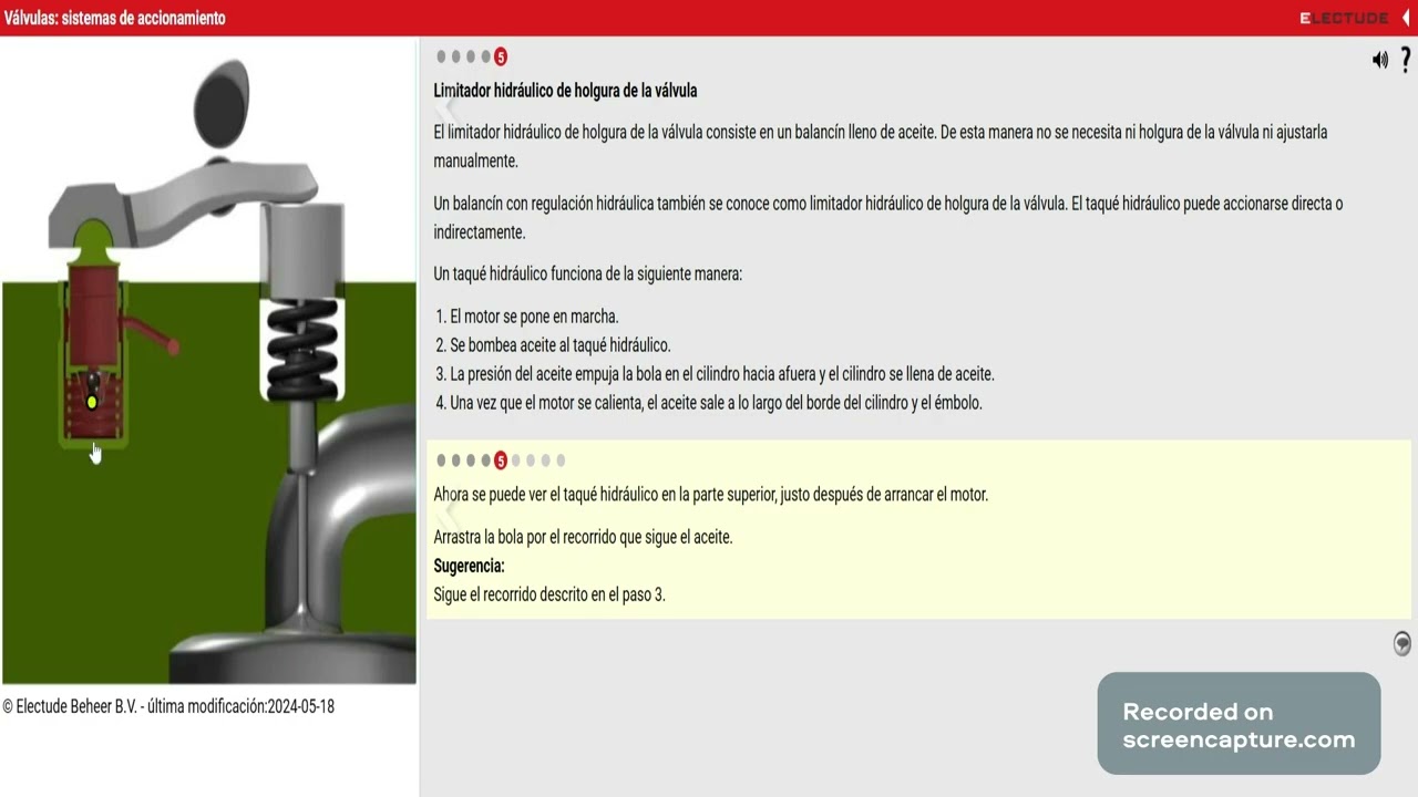 Electude - Válvulas: sistemas de accionamiento (Ultima parte)