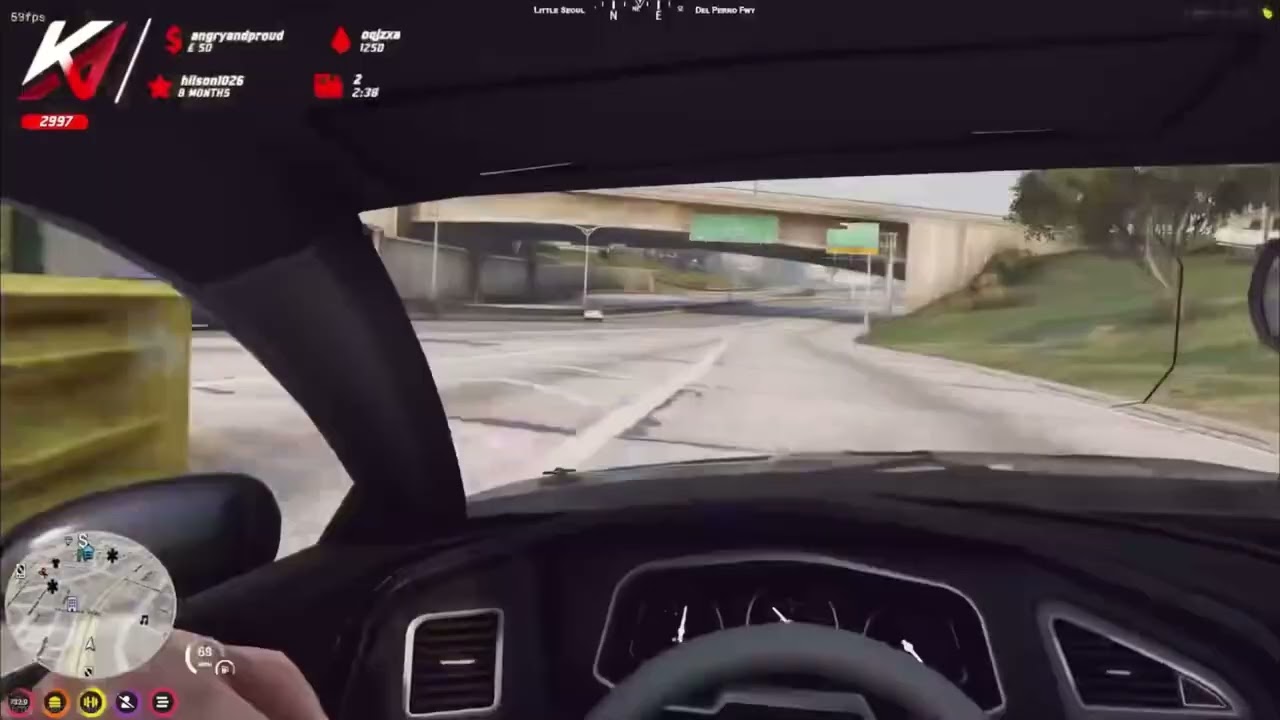 Adam & Ved Smokes Rust Members at Del Perro Freeway | NoPixel GTA RP