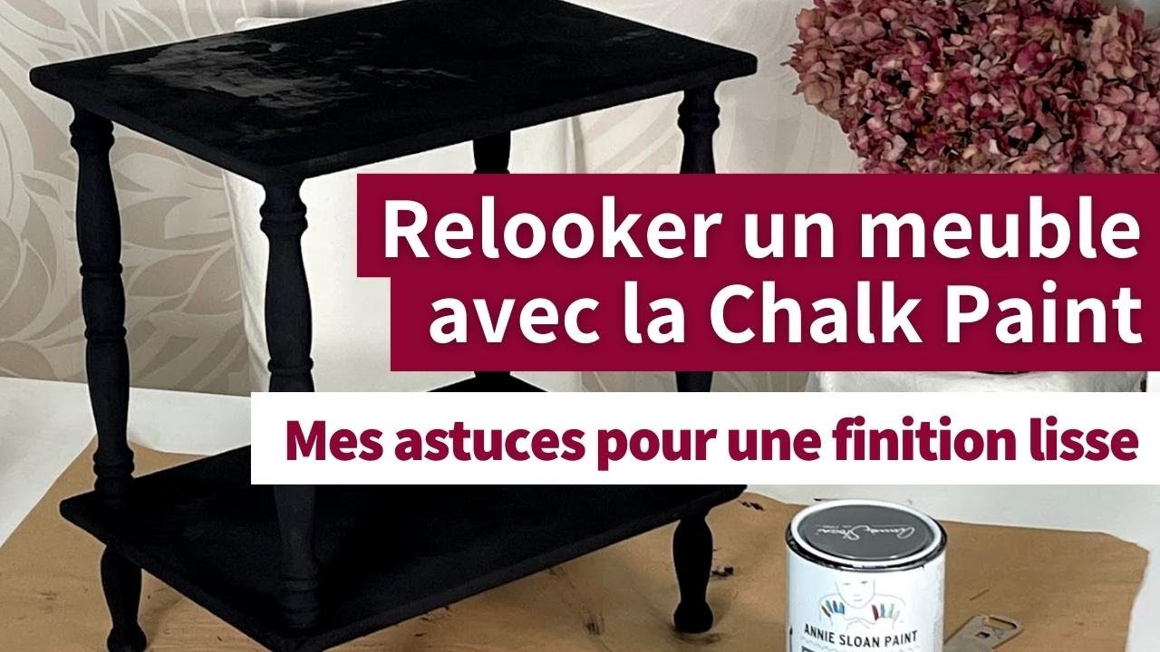 Peindre avec la peinture à la craie sans trace de pinceau