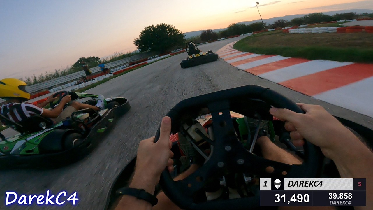 Formula Zante at sunset - Gokarts in Zakynthos - First Time on this track
