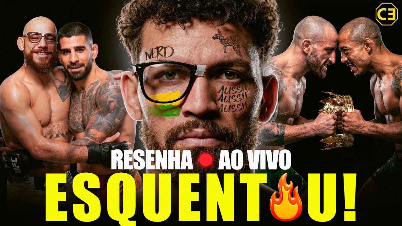 RUFFY VIRA TOP 10 NO UFC, JEAN SILVA PROVOCA COM TOPURIA E MAIS (RESENHA DO ENCARADA)
