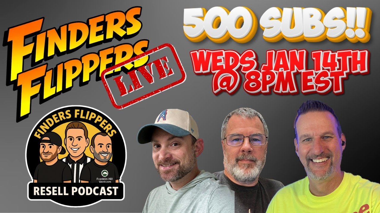 500 SUBSCRIBERS!!! 🎉 LIVE CELEBRATION WITH THE FINDERS FLIPPERS