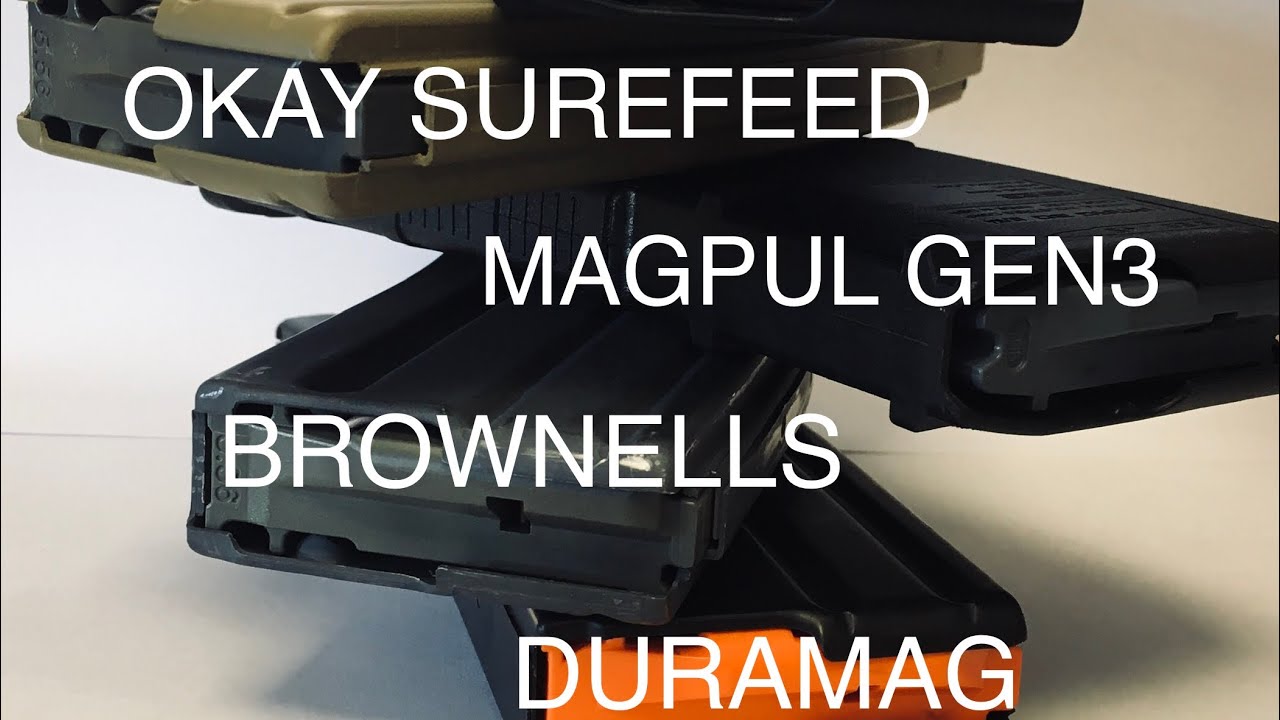 AR MAG COMPARISON BROWNELLS. DURAMAG. OKAYSUREFEED. MAGPUL. What&rsquo;s similar/different/best? #review