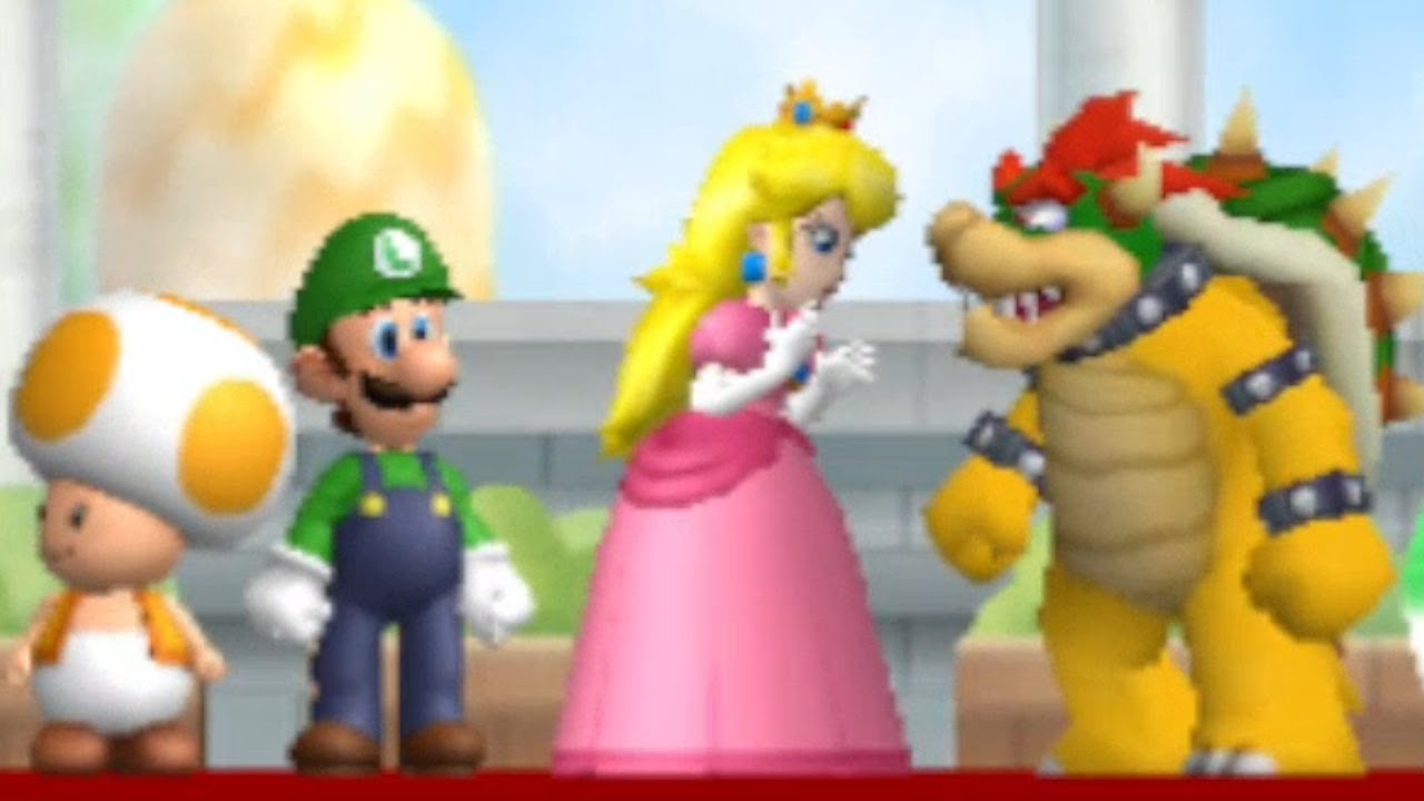New Super Bowser Wii - Walkthrough Part 1 - World 1