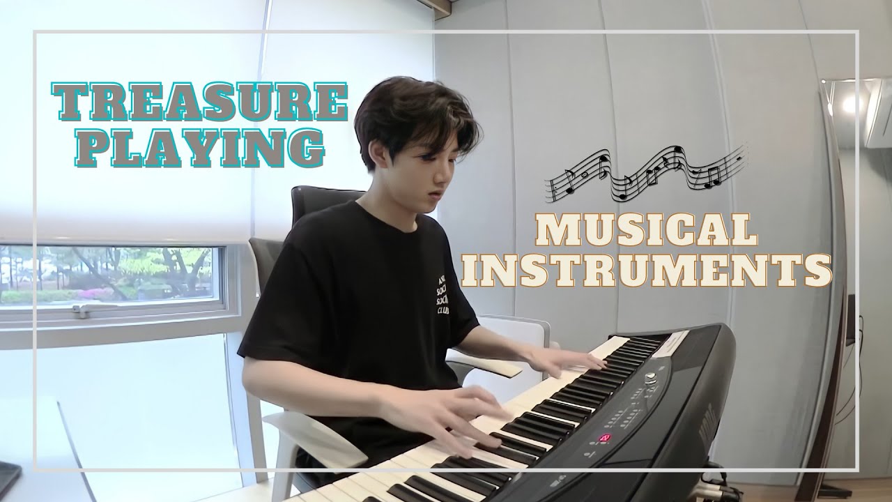 TREASURE playing musical instruments (compilations)