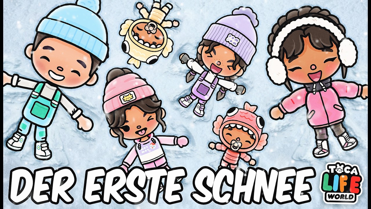❄️ DER ERSTE SCHNEE ☃️ + WIR DEKORIEREN DAS HAUS F&Uuml;R WEINACHTEN 🎅🏻 TOCA BOCA DEUTSCHE STORIE