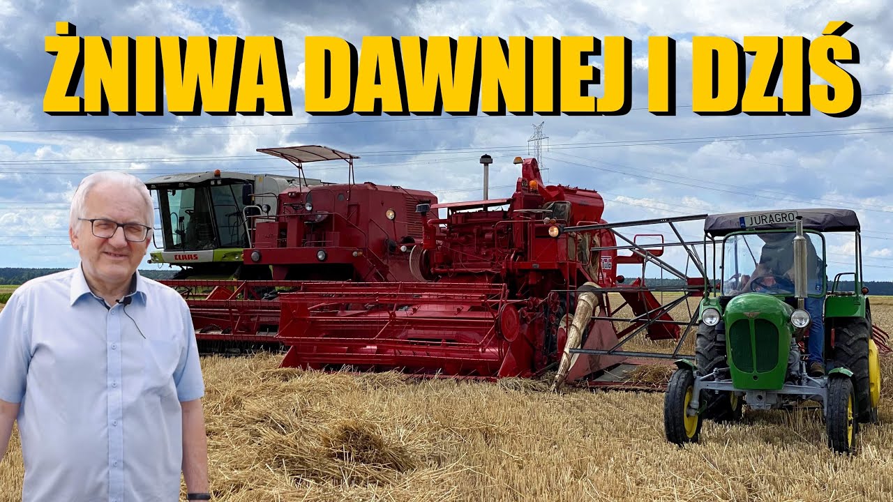 Snopowiązałka, Vistula, Bizon i Claas Lexion na jednym polu! Jak zmieniały się żniwa w Polsce?