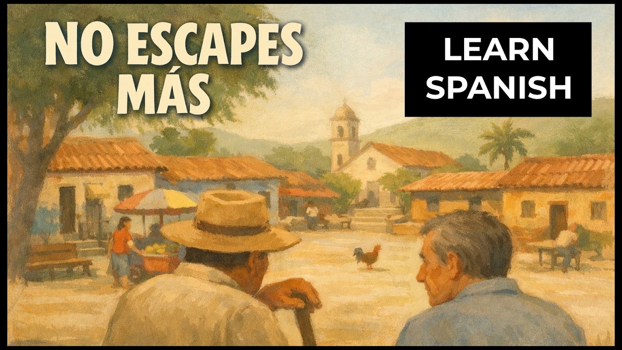 No escapes más | Learn Spanish Through Story (LingoWeave)