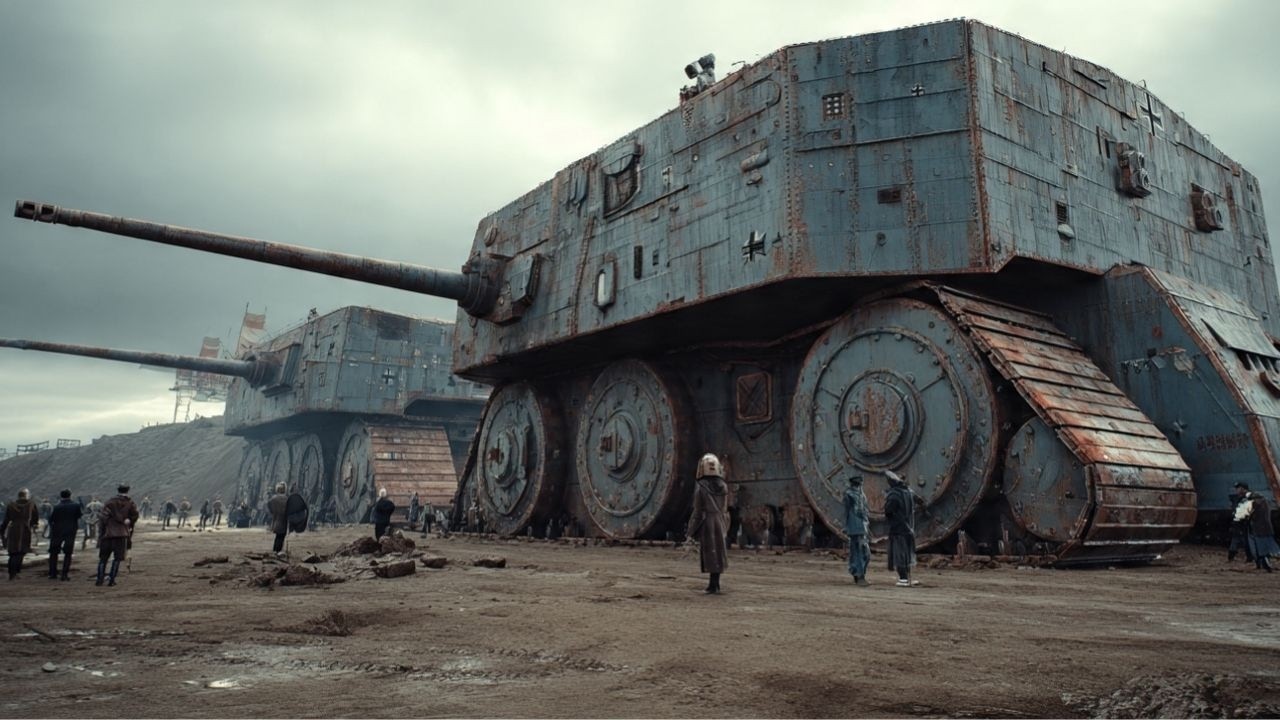 La máquina de guerra nazi gigantesca con cañones navales en la II Guerra Mundial