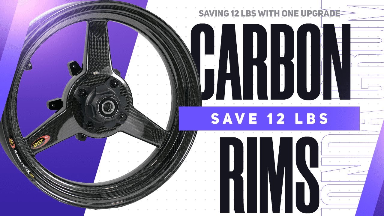 BST Carbon Rims for the Honda Grom - Save 12 LBS