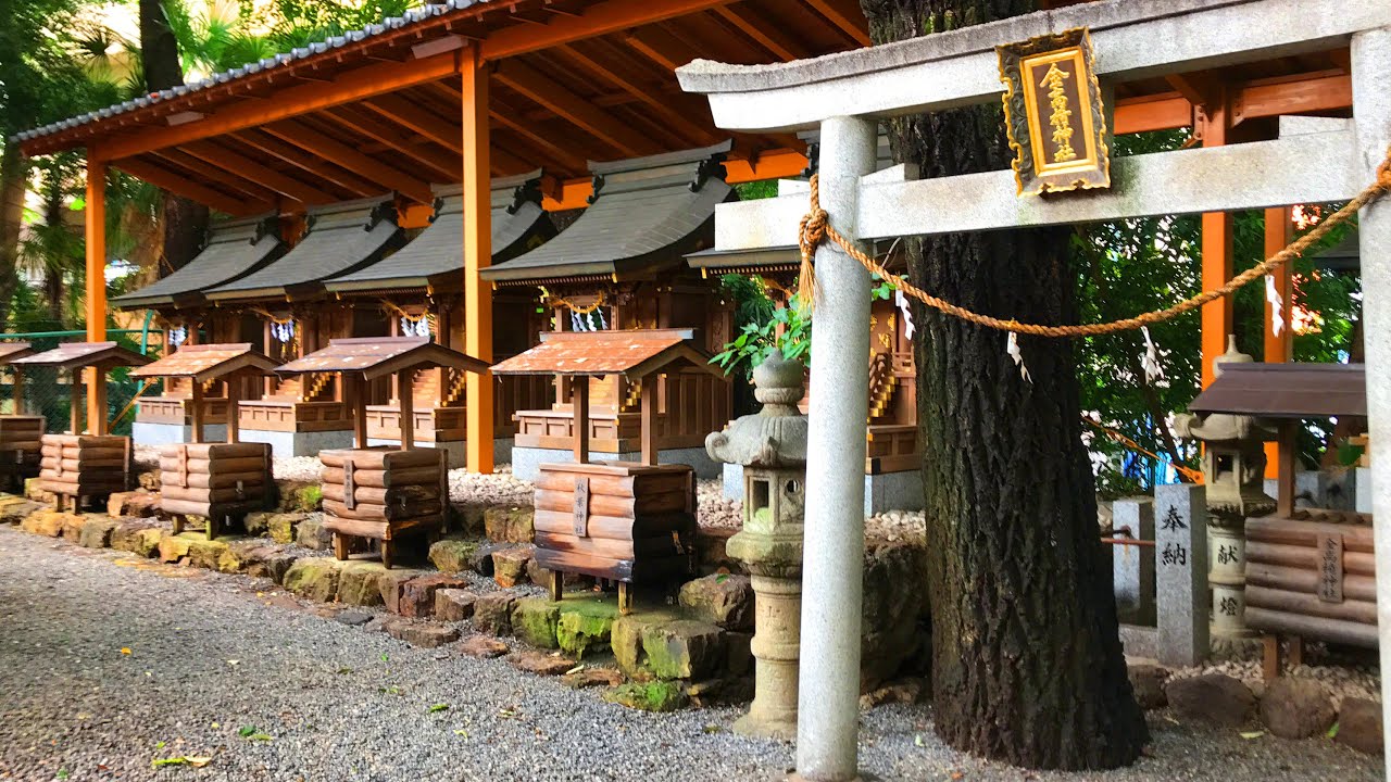 4K Japan Walk in Shrine - Walking in  Shinto Shrine with 1200 years of History(Gifu)