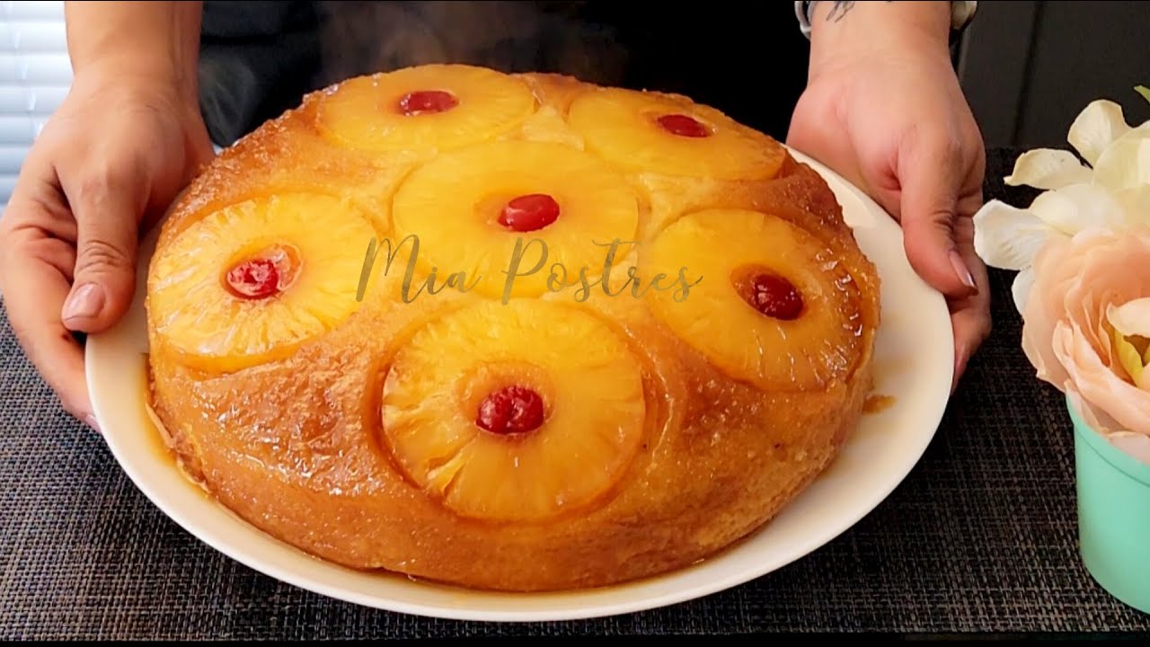 VOLTEADO DE PIÑA!! 🍍 FACIL Y DELICIOSO, EL MEJOR VOLTEADO DE PIÑA QUE COMERÁS 😋