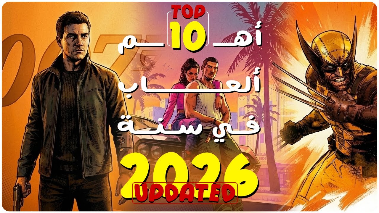 أقوى ألعاب منتظرة في 2026 | قائمة محدثة 🔥