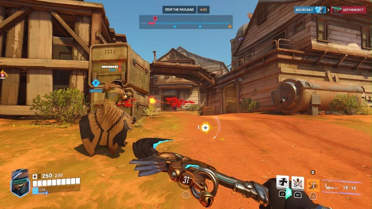 Overwatch online match Two demons in one game 👹