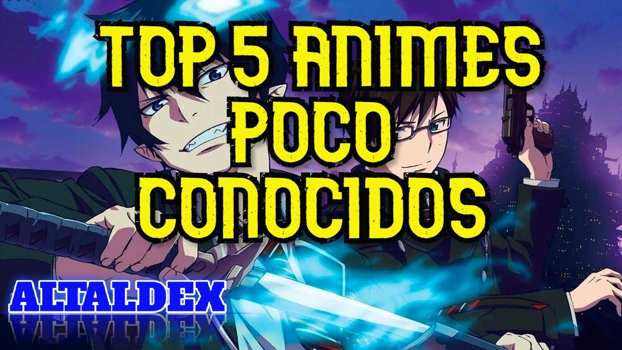 TOP 5 Animes Pocos Conocidos Que Tienes Que Ver