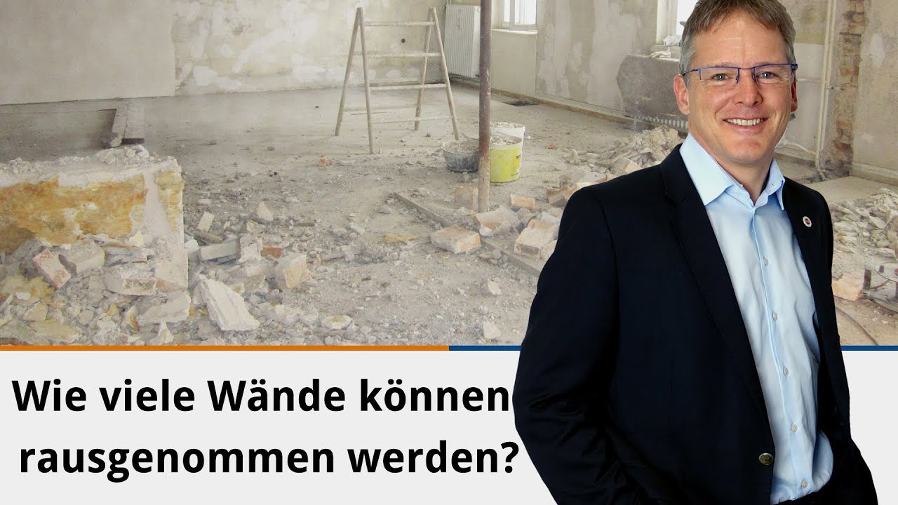 Wie viele Wände können rausgenommen werden?