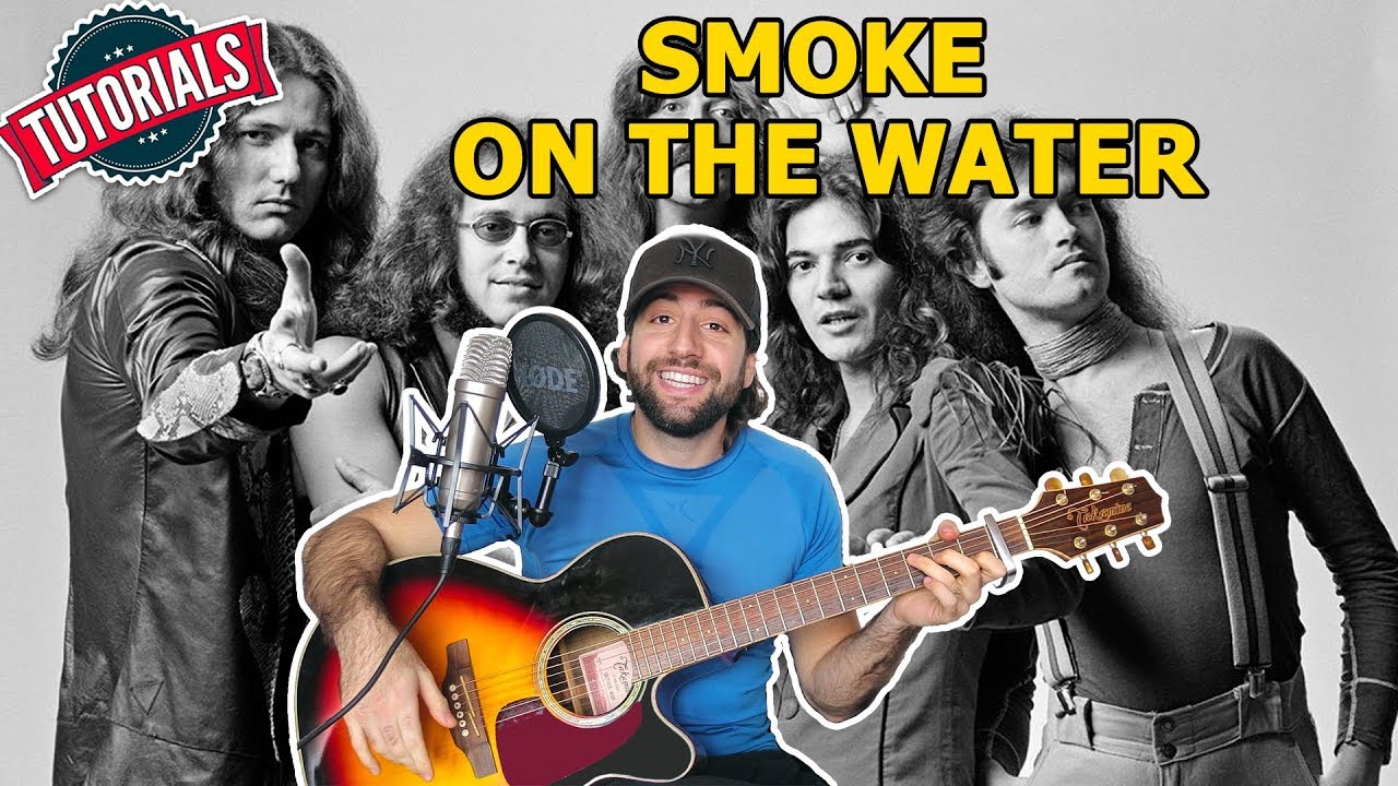 Tutorial RIFF 🎸 SMOKE ON THE WATER - Deep Purple