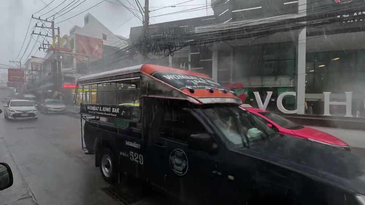 Heavy Rain In Thailand, Pattaya