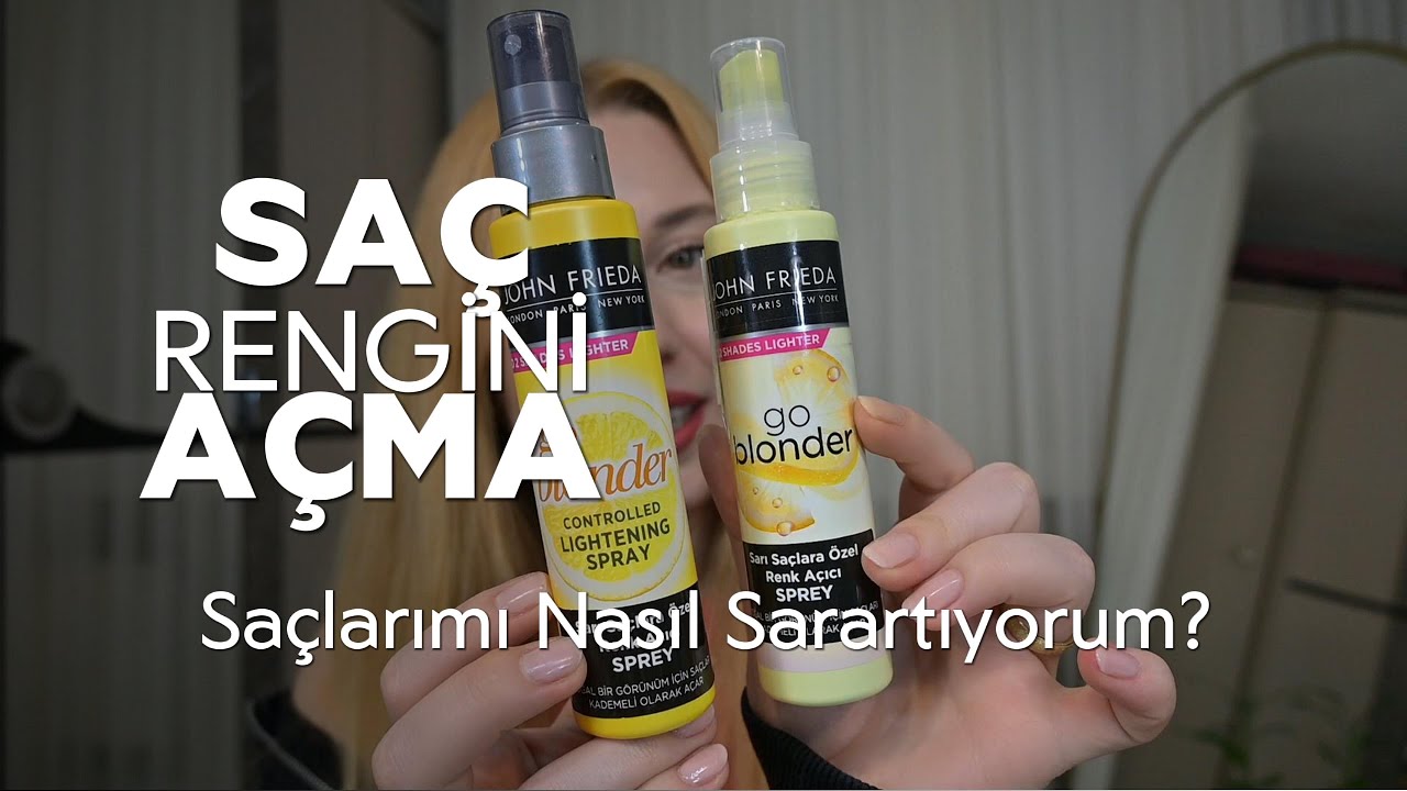 Evde saç rengimi nasıl açıyorum? Kullandığım tüm saç açıcı ürünler! En iyi saç rengi açıcı!