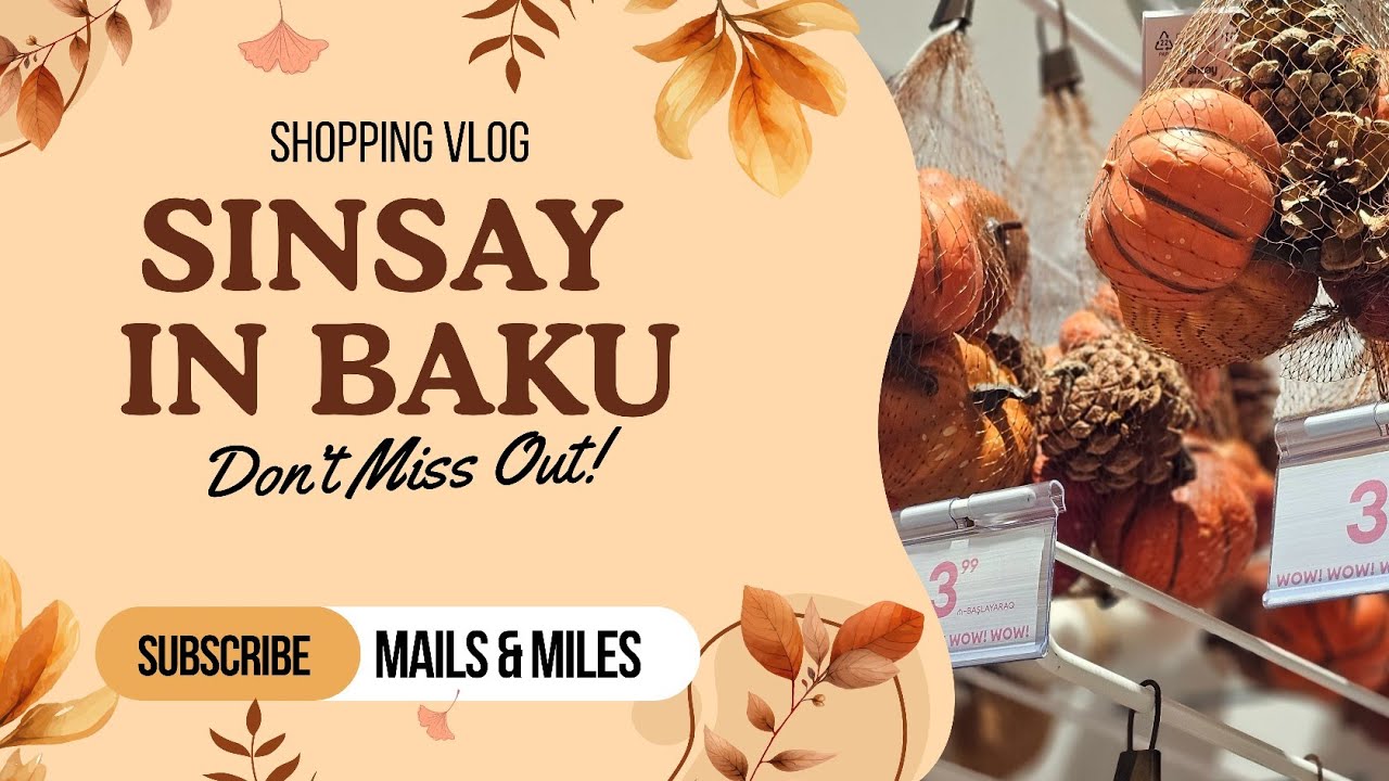 Что купили?|Shopping Vlog Baku|🍁SiNSAY|📍Sevilc Mall| 