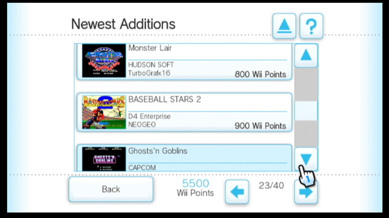 U.S. Wii Virtual Console & WiiWare Final Game Lists