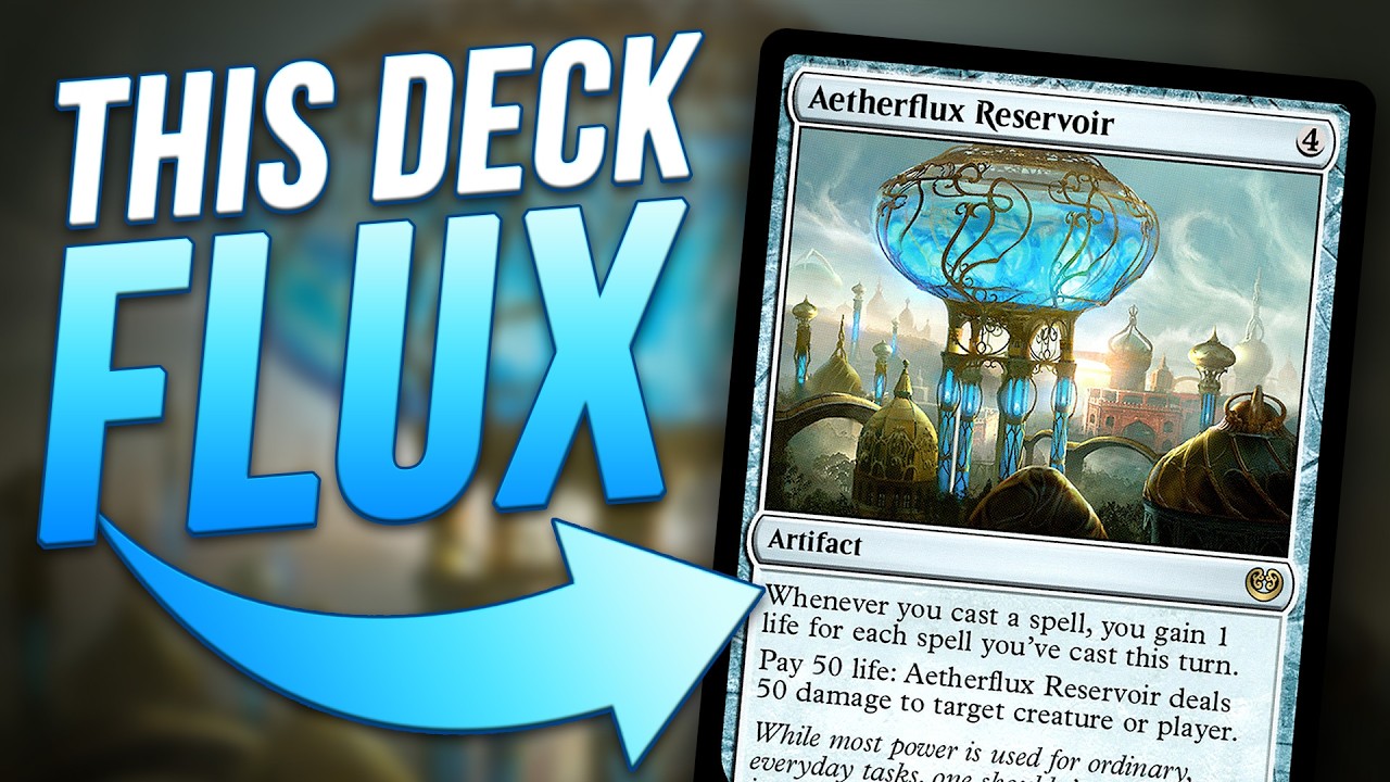 THIS DECK FLUX! Aetherflux Reservoir in Sultai Saga Storm &mdash; MTG Legacy | Magic: The Gathering