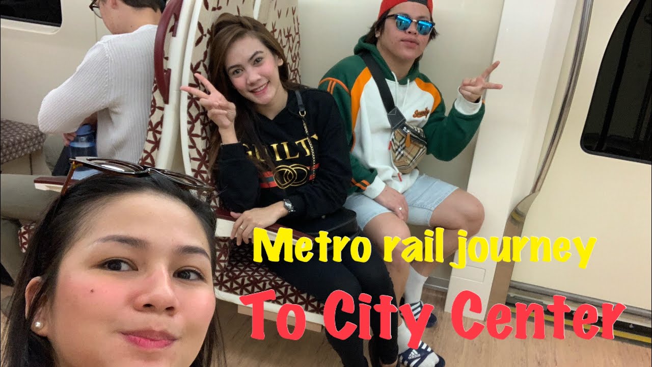 How to go city center by metro station of Doha from souq waqif to DECC - THE Mae Sisters