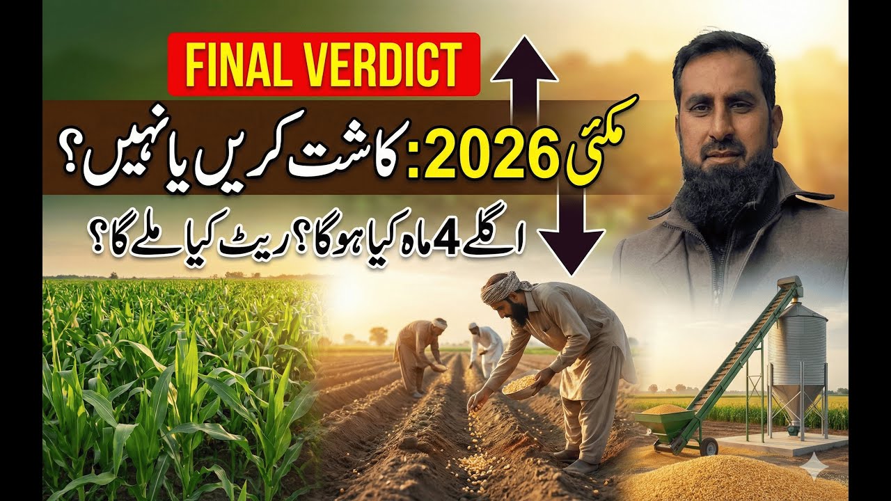 2026 Mein Makai Kasht Karein Ya Nahi? | Agley 4 Mahinay Kya Hoga? | Makai Rate Andaza