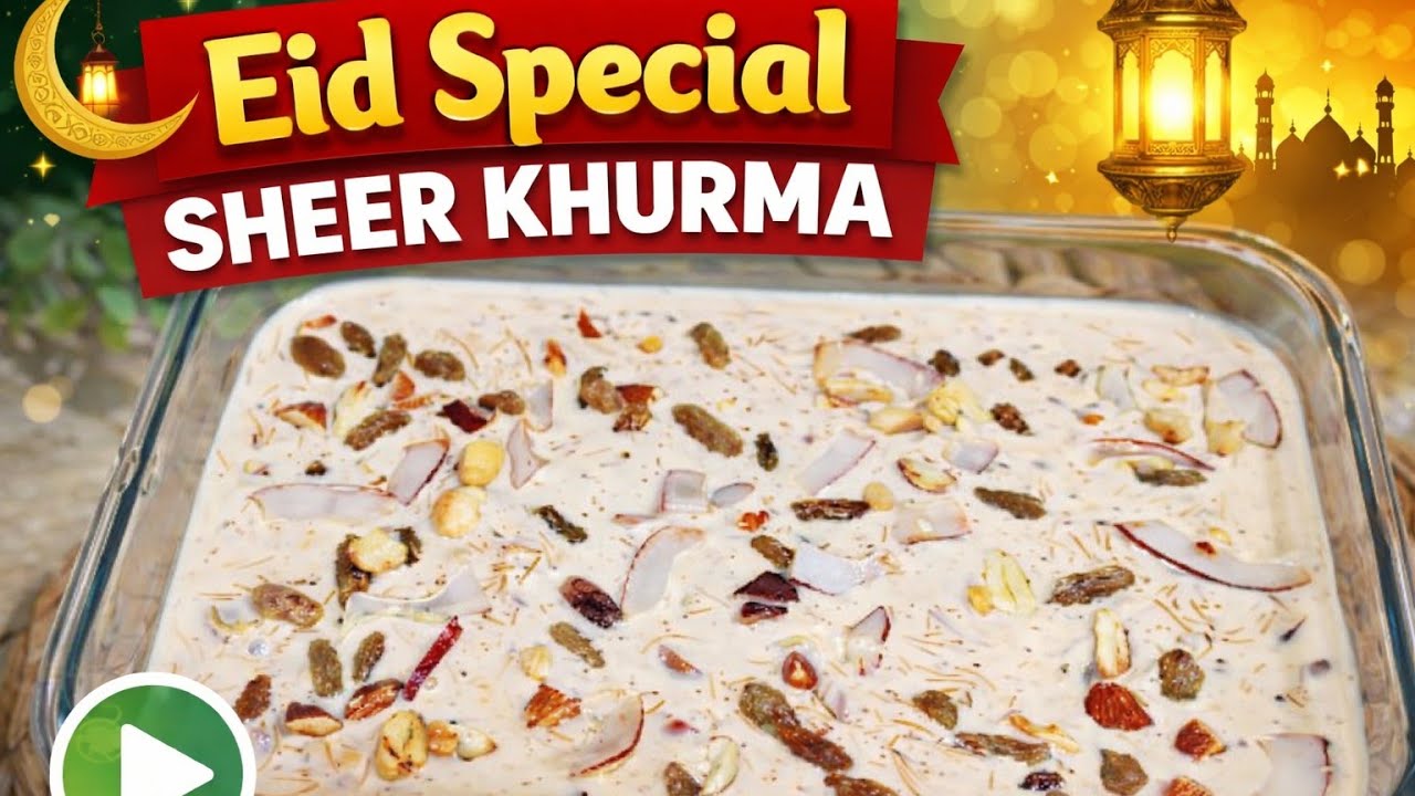 Eid Special Sheer Khurma Recipe  Creamy & Traditional Sheer Khurma at Home Recipe By Shakeela yousaf