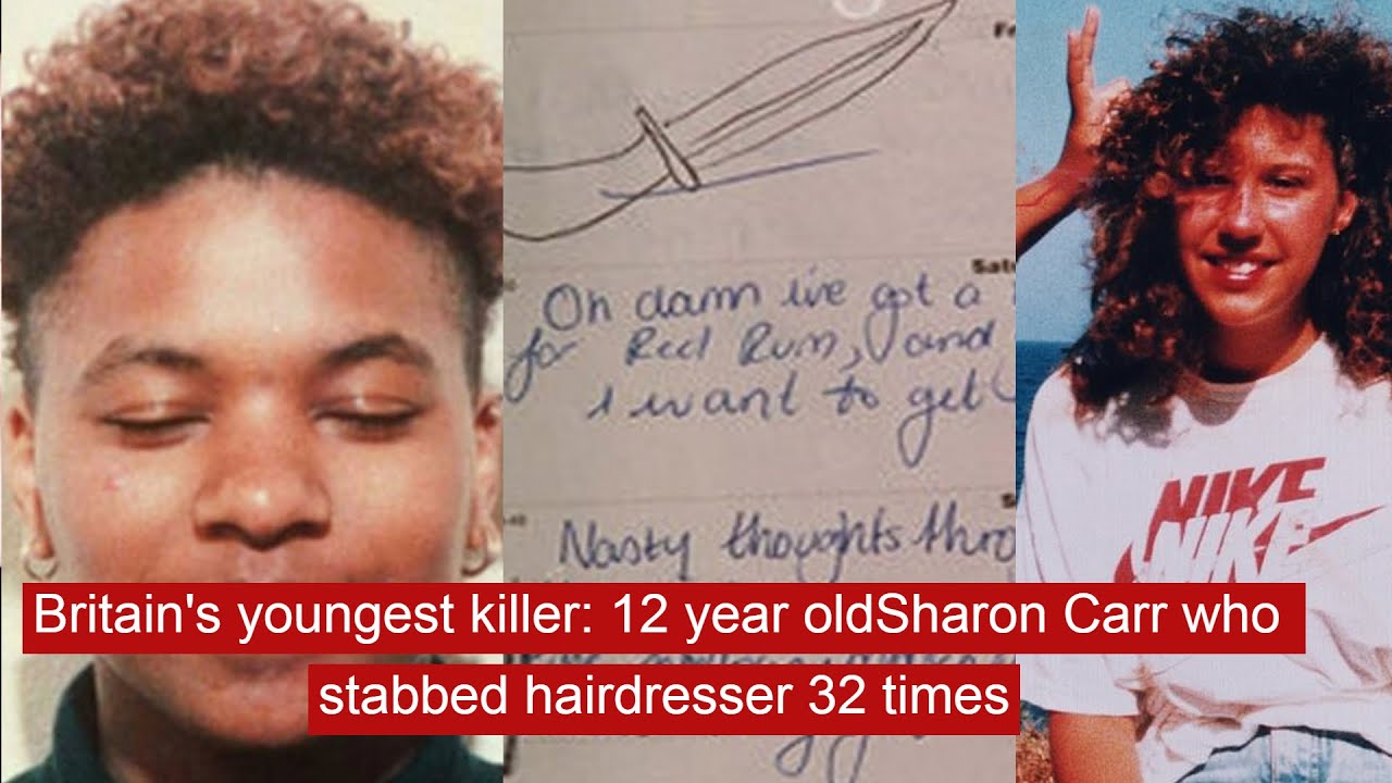 Самая молодая убийца Великобритании, 12-летняя Шэрон Карр, нанесла парикмахеру 32 ножевых ранения...