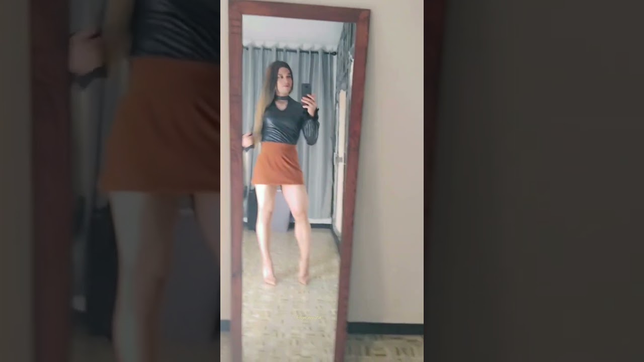 Dressing as a woman with an improvised look!! Crossdresser Ferya :)