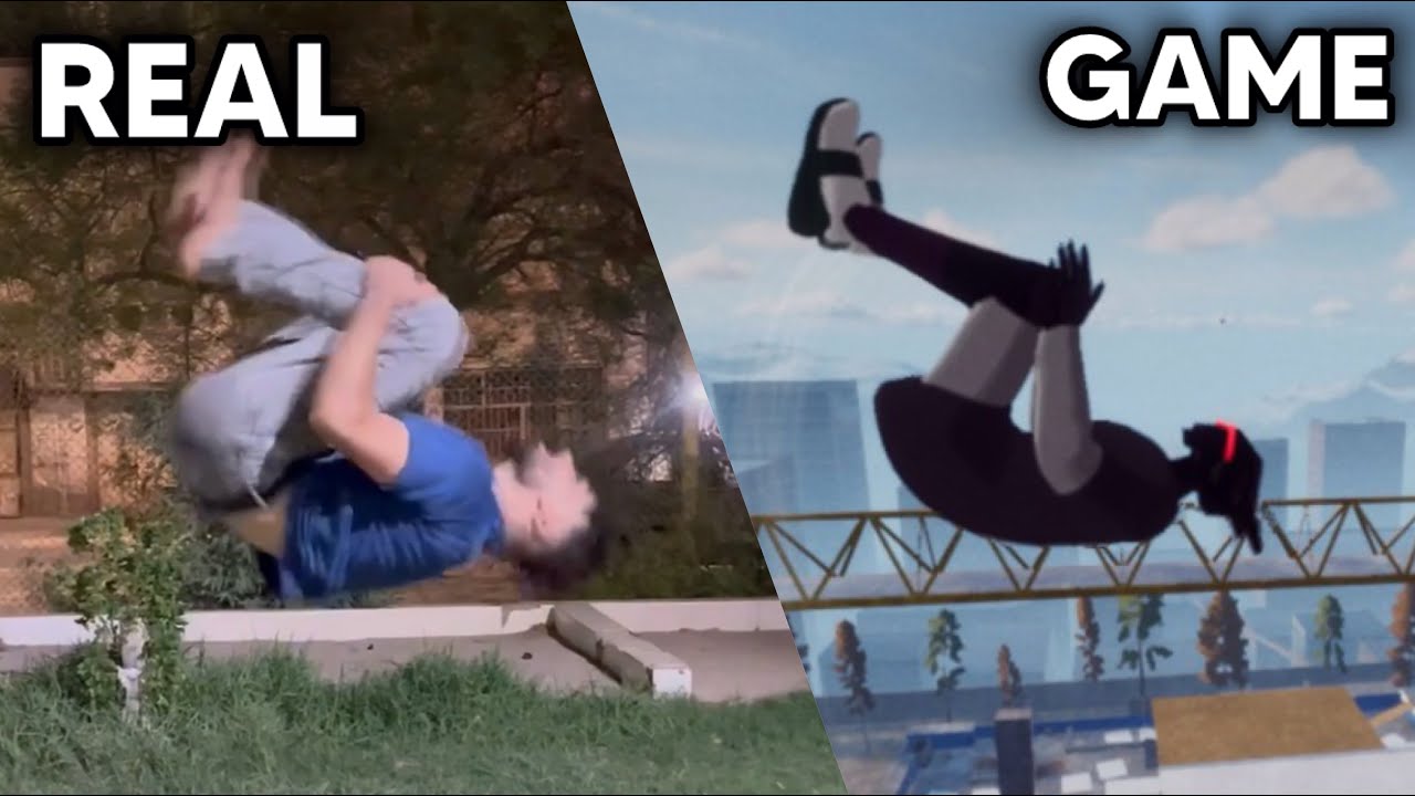 Parkour game VS Real life