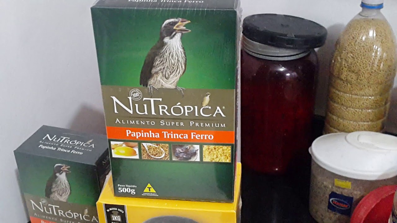 Farinhada da nutropica semdo uzada na criasao de azulao