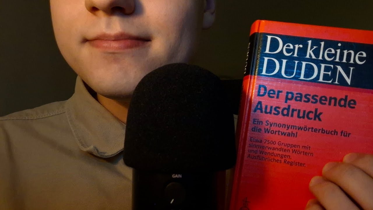 ASMR | Deutsche Trigger-Words & Synonyme