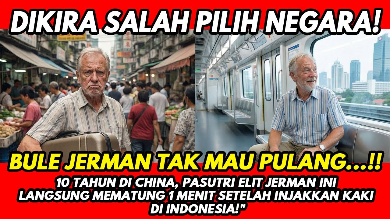 ANGGAP PINDAH KE INDONESIA KESALAHAN FATAL! 1 MENIT KEMUDIAN PASUTRI JERMAN INI DIBUAT MALU SENDIRI!