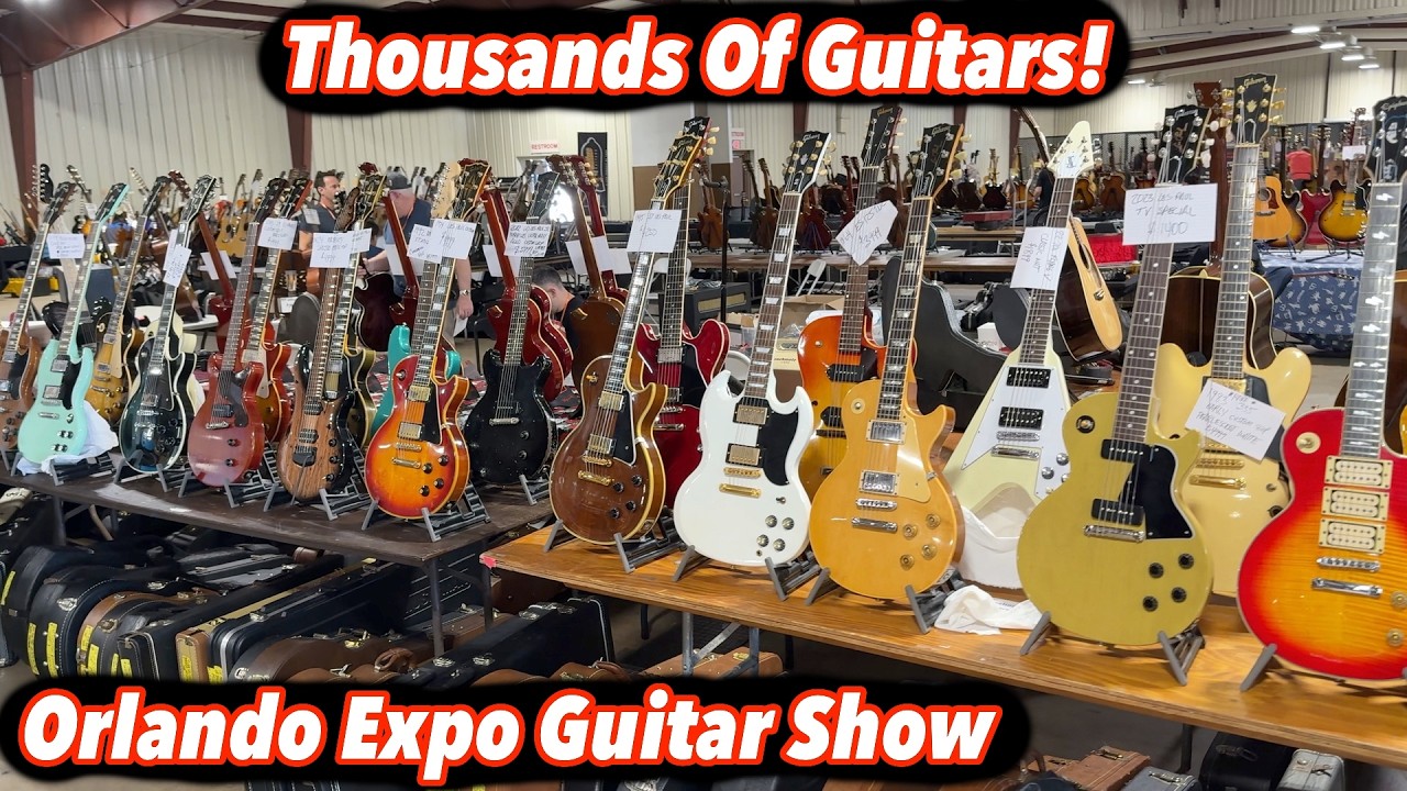 Orlando Expo GUITAR SHOW 2025 — Тысячи гитар