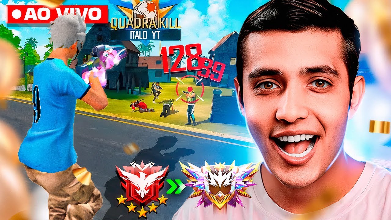 MUITA SENSI CONTRA OS BOOT DA RANKED 😈 FREE FIRE AO VIVO ❤️ ITALO SILVA AO VIVO 🔥